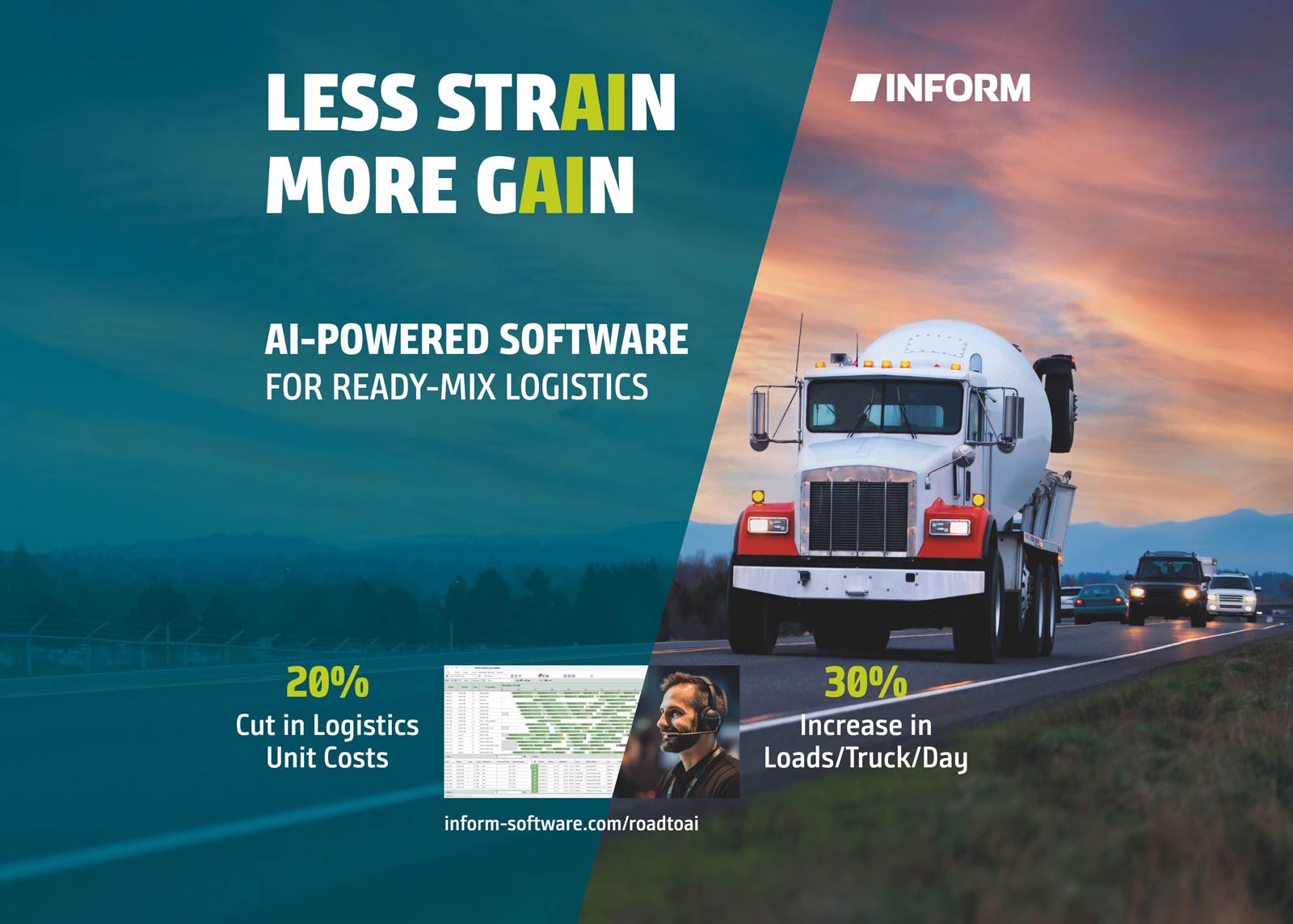 INFORM: Less Strain More Gain