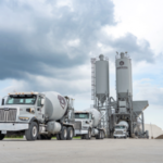 Modern concrete truck