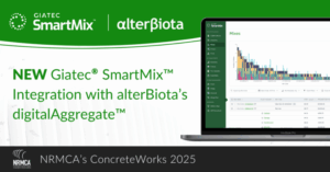 Giatec Announces SmartMix™ Integration with alterBiota’s digitalAggregate™ Analysis at NRMCA’s ConcreteWorks 2025